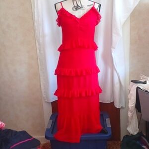 Michael Kors S red dress